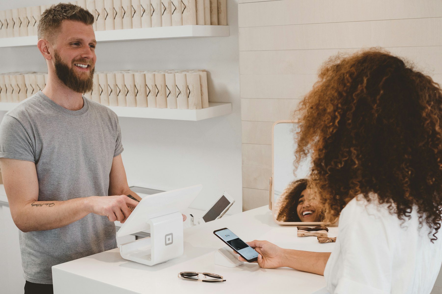 Shopping online at home